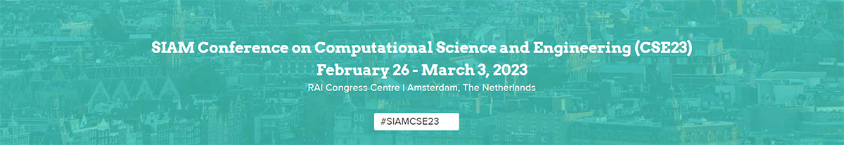 SIAM Conference on Computational Science and Engineering 2023 (CSE23)